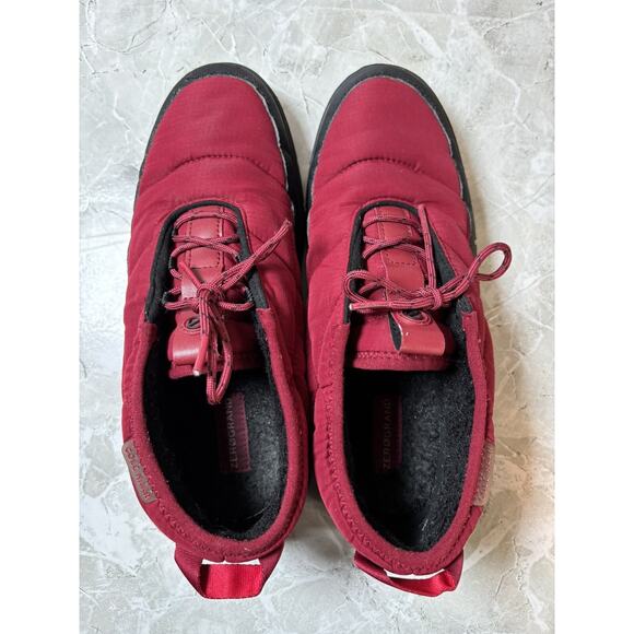 Men’s Cole Haan Generation Zerøgrand Mid Slipper Bootie‎ Red Black Size 9 Winter - Picture 5 of 8